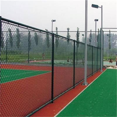 清远体育围网出售 包塑丝勾花网 仁化篮球场防护隔离网制造