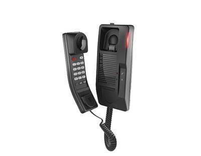 一键直通洁净室电话机 无尘室嵌入式对讲电话 ABS塑料外壳工业电话机