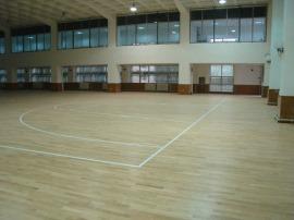 福建福州市篮球木地板专业生产厂家，体育运动木地板专业安装可以选择胜枫
