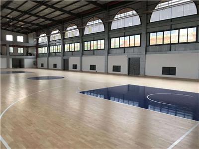 陕西汉中市训练馆运动枫木地板，体育馆柞木A级地板可以选择，胜枫供应商