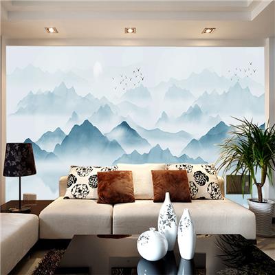 5D凹凸壁画个性定制电视沙发背景墙布千彩装饰画
