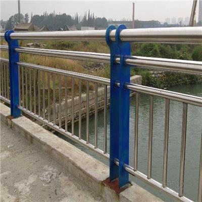 定做桥梁河道护栏 天桥不锈钢复合管扶手防护栏