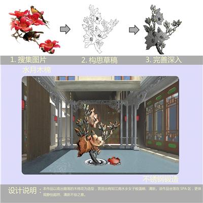 平凉玻璃钢雕塑厂家电话 城市雕塑 芒果加工厂雕塑