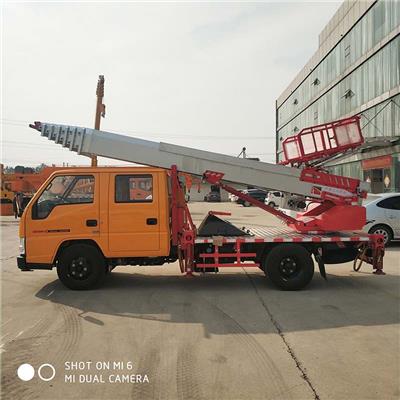 市区高空作业车 现货装修上料云梯车 韩国进口32米高空云梯搬家车