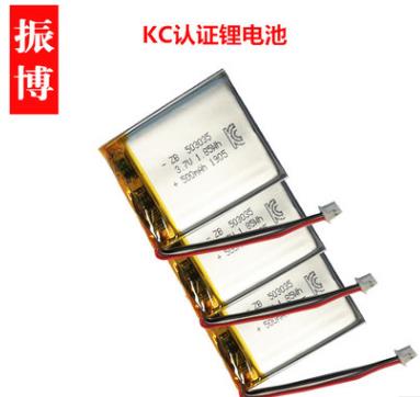 KC认证聚合物锂电池503035 500mah 厂家供应 美容仪聚合物锂电池