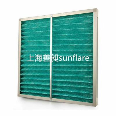 折叠式中效过滤器卫生级过滤器上海善昶sunflare板框过滤器490×490×46