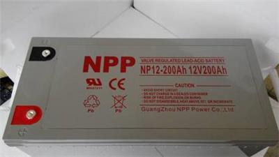 NPP 耐普蓄电池 NP12-200 太阳能免维护蓄电池 12V200AH UPS电源