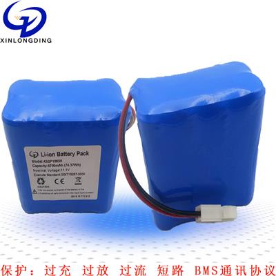 High quality 18650 3S2P lithium ion battery 12V5AH