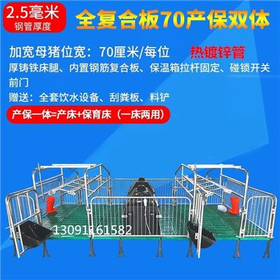 养猪设备厂家定做2.2*6母猪定位栏 猪用限位栏 加厚热镀锌母猪定位栏