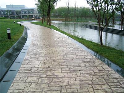 郑州艺术压花地坪材料 河南供应压模混凝土施工材料