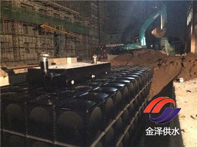 1500吨北京无底板地埋式箱泵一体化项目施工现场直播中