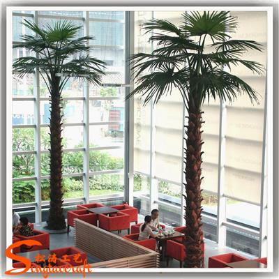 仿真棕榈树 长期供应仿真棕榈树椰子树 大型装饰假棕榈树 仿真树制作厂家直销