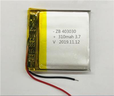 KC认证锂电池 403030 310mah LED灯 蒸面器聚合物锂电池
