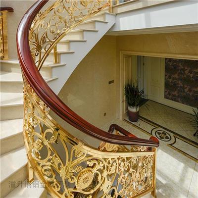 郴州欧式铜铝雕刻楼梯屏风壁画 铜艺雕花屏风
