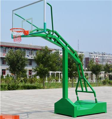 广西南宁标准手动仿液压篮球架