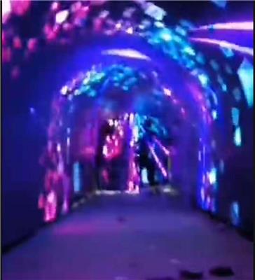 室内全彩led时光隧道广告屏电子显示屏厂家高清防水