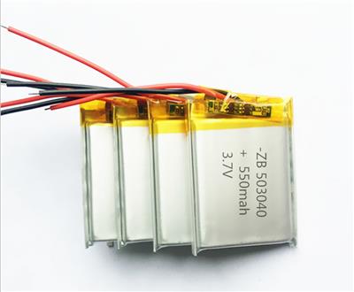 直供MSDS认证聚合物503040锂电池550mah 用于：祛斑仪 洁面仪 医疗仪