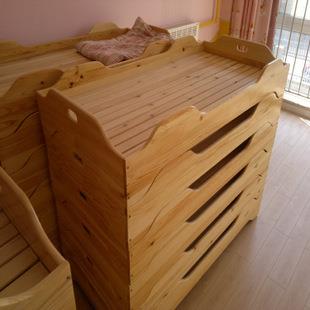 厂家定制德阳儿童实木重叠床 绵阳幼儿园重叠床