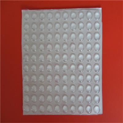 自粘透明玻璃胶垫 半球形脚垫 防滑胶粒 减震硅胶垫