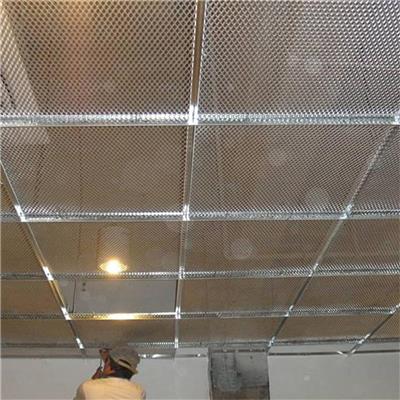 铝板网_咖啡厅_沈阳走廊防护栏铝网板
