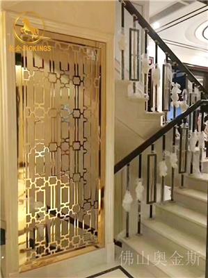 铜铝楼梯在别墅装饰中的运用 ,铝铜艺多款楼梯护栏适合你