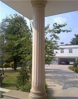 石材门柱-大理石立柱-包圆柱子-柱子底座柱墩