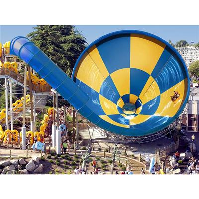 创乐水上乐园建造高速滑梯中型水上娱乐设备生产安全可靠