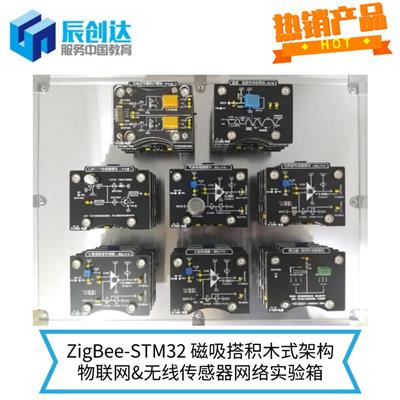 ZigBee-STM32无线传感器网络物联网实验箱 磁吸搭积木式架构 定制