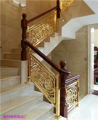 九台高端铜艺楼梯护栏-欧式楼梯扶手质量巧