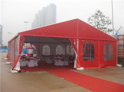 婚庆篷房厂家 设计定做红色婚宴帐篷 出售租赁家宴大蓬 亚太篷房制造公司