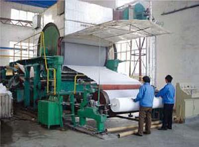 High performance waste paper recycle machine to make toilet tissue paper