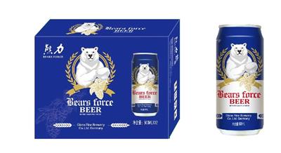 熊啤熊力易拉罐啤酒