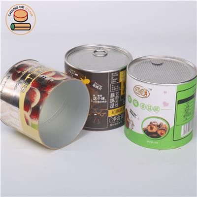 昌德制罐直销环保圆形纸筒休闲食品包装纸罐