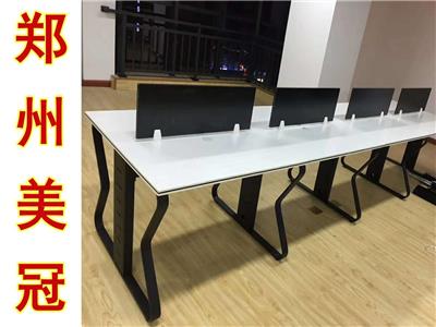 焦作四人位简易办公桌+电脑桌销售——专业屏风桌定做
