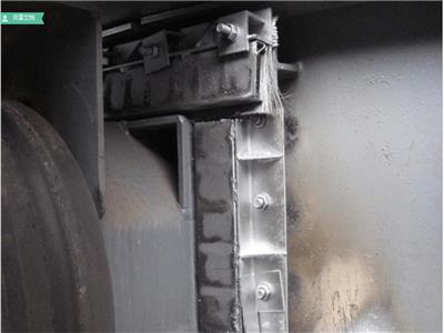 钢厂烧结环冷机轴端漏风刷式密封 三角梁钢刷密封