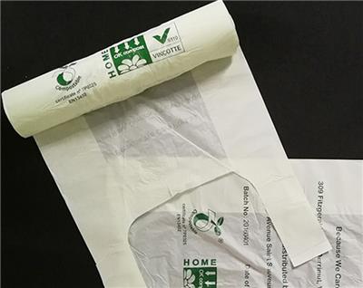 塑料袋厂家直供全生物降解背心袋 超市购物袋 手提袋 环保包装袋 可定制