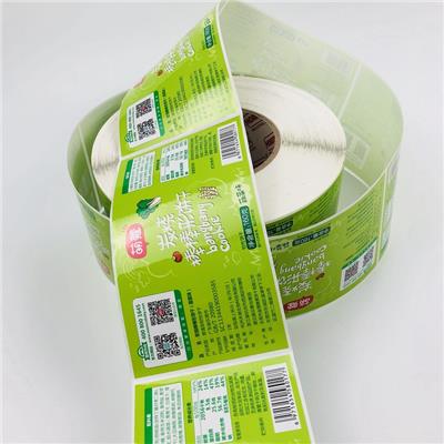 湿巾开口贴、湿巾纸标贴、湿巾贴纸由10色全轮转机印刷定制