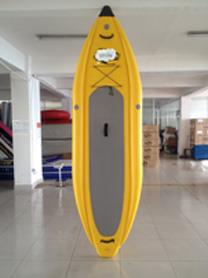 黄色双气囊安全有放心 PVC冲浪板 充气划板 充气冲浪板