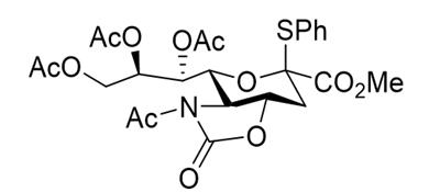 5-乙酰氨基-7,8,9-三-O-乙酰基-5-N,4-O-羰基-3,5-二脱氧-2-S-基-2-代-β-D-甘油-D-半乳-2-吡喃神经氨酸，934591-76-1