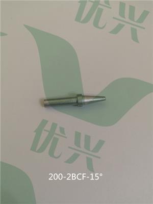 200-2BCF-15°马达压敏焊锡机烙铁头