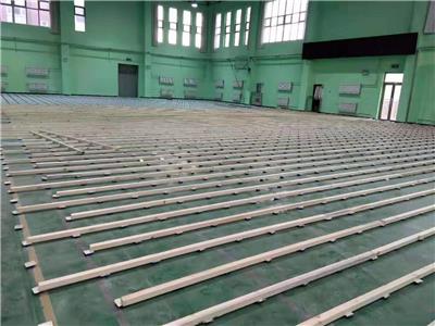 北海篮球运动木地板维修 双层龙骨篮球木地板 免费上门安装