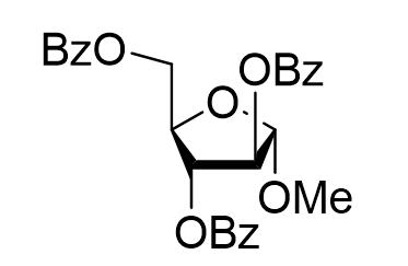 2,3,5-三-O-甲酰基-α-D-阿拉伯糖苷，Methyl 2,3,5-tri-O-Benzoyl-α-D-arabinofuranoside，7473-42-9