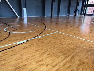 果洛活动中心木地板施工 羽毛球馆木地板 长期维护