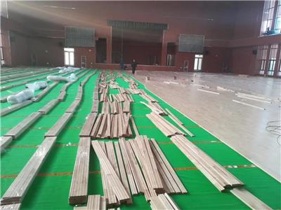 济宁实木体育地板费用 实木羽毛球地板 生产安装一站式服务
