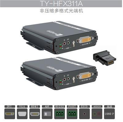 wingmax/天翼讯通多格式光端机TY-HFX311A可传输高清VGA/DVI/HDMI信号