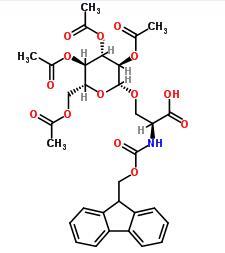 葡萄糖丝氨酸,N-芴甲氧羰基-O-2,3,4,6-四-O-乙酰基-BETA-D-吡喃葡萄糖基-L-丝氨酸;118358-38-6