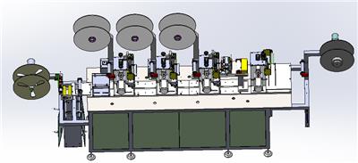 18650圆柱锂电池后段PACK自动焊隔膜纸机惠州亿恒特