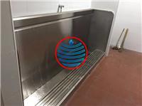 南京学校幼儿园不锈钢小便槽池洗手台盆厂家订做安装