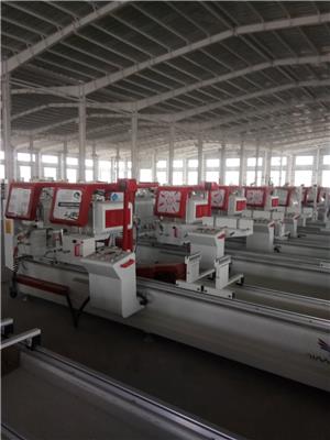 杭州断桥铝门窗加工设备价格表铝型材双头锯切割机供应商