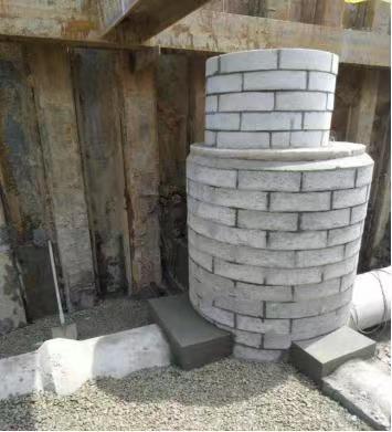 镇江南京井壁模块雨污水混凝土圆形矩形砖砌模块图集12S522